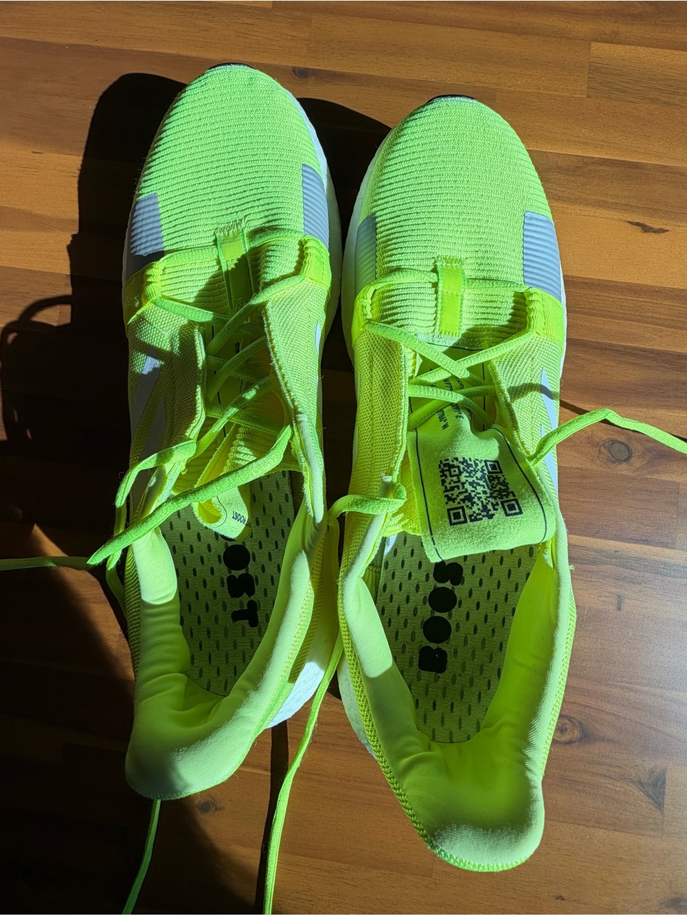 adidas Neon Yellow Men's Running Sneakers